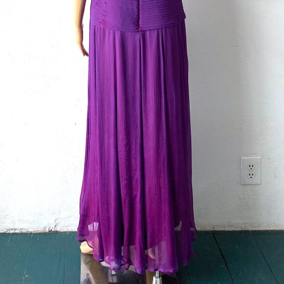 Designer Evening Gown Prom Pageant Special Occasion Red Carpet Formal Dress 8 M - Picture 8 of 10